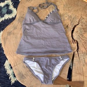 Victoria’s Secret tankini in periwinkle, sz S